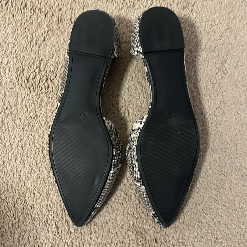 Printed Pointed Toe Flat - NEW